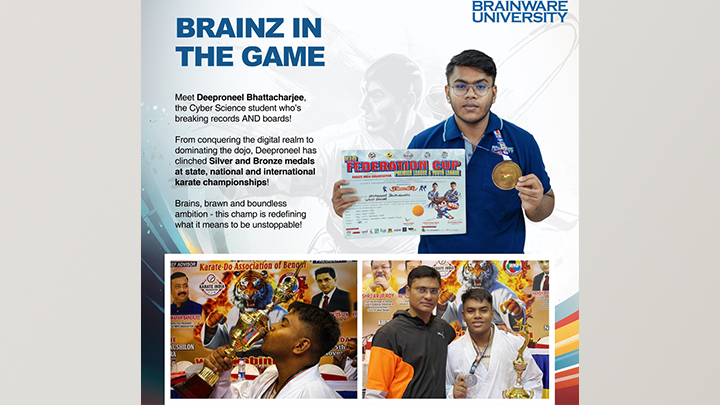 Deeproneel Bhattacherjee, A Cyber Science Student Breaking Records in Karate!