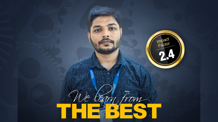 Sage Publication for Mechanical Engineering Professor-Dr. Subhankar Saha 