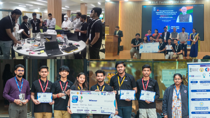 Brainware University Shines Bright at SIH 2024, organized by the Ministry of Education's Innovation Cell (MIC)!