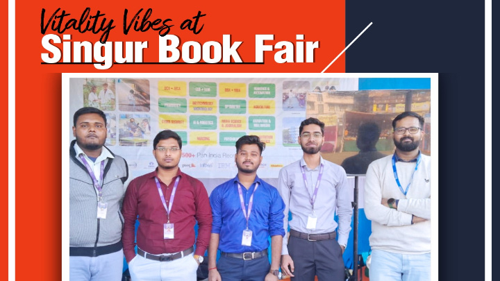 Our students at Singur Book Fair