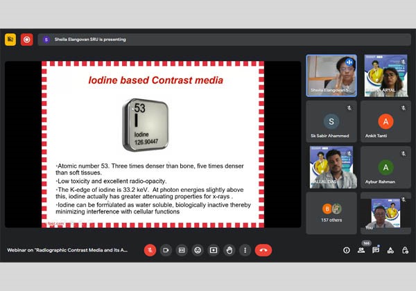 One-day webinar on 'Radiographic Contrast Media and its Applications