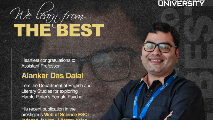 Publication in Web of Science ESCI Indexed Journal-Alankar Das Dalal, Assistant Professor, Department of English and Literary Studies