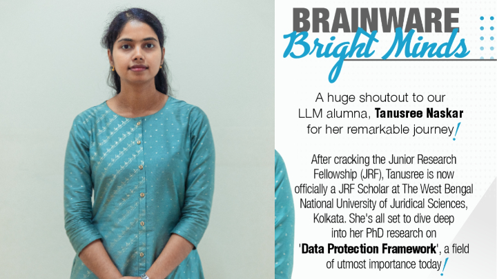 Our Alumna Joins NUJS as Research Scholar