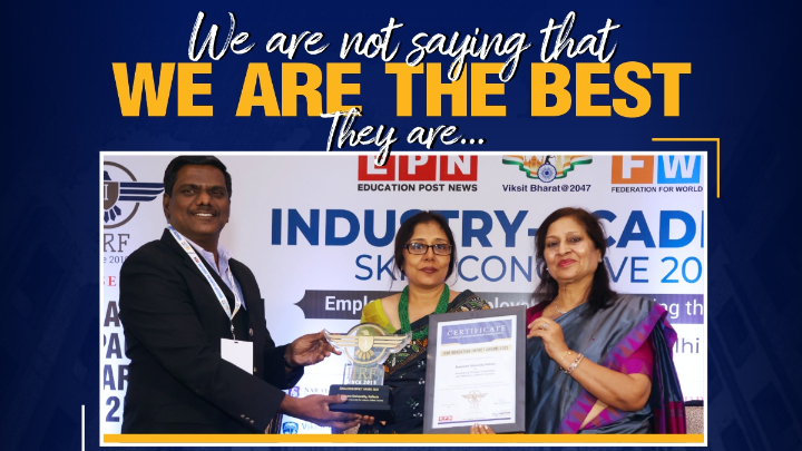 Brainware University honored as the 'Promising Private University for Industry-Linked Courses' at the prestigious 7th Industry-Academia Annual Conclave