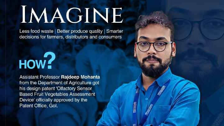 Design Patent for Rajdeep Mohanta Agriculture Professor