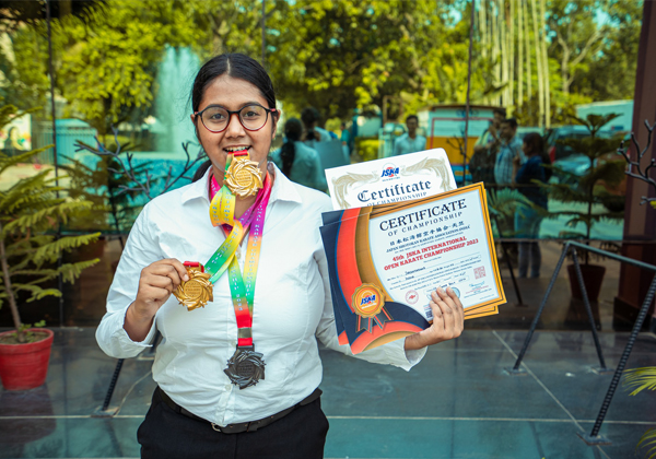 Gold Medal for Srestha Dhar
