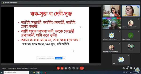 Workshop for Gender Sensitization Cell on Gender Equality and Freedom image 184