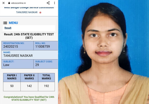 SET and NET exams in flying colours