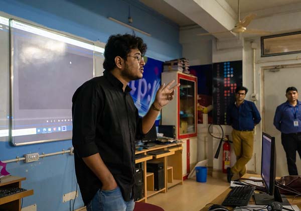 Video editing at Multimedia workshop