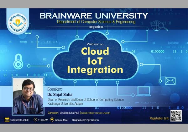 Webinar on 'Cloud IoT Integration'