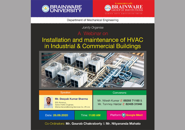 Installation and maintenance of HVAC in Industrial & Commercial Buildings