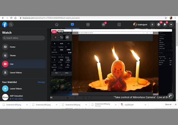 Take control of Mirror less Camera