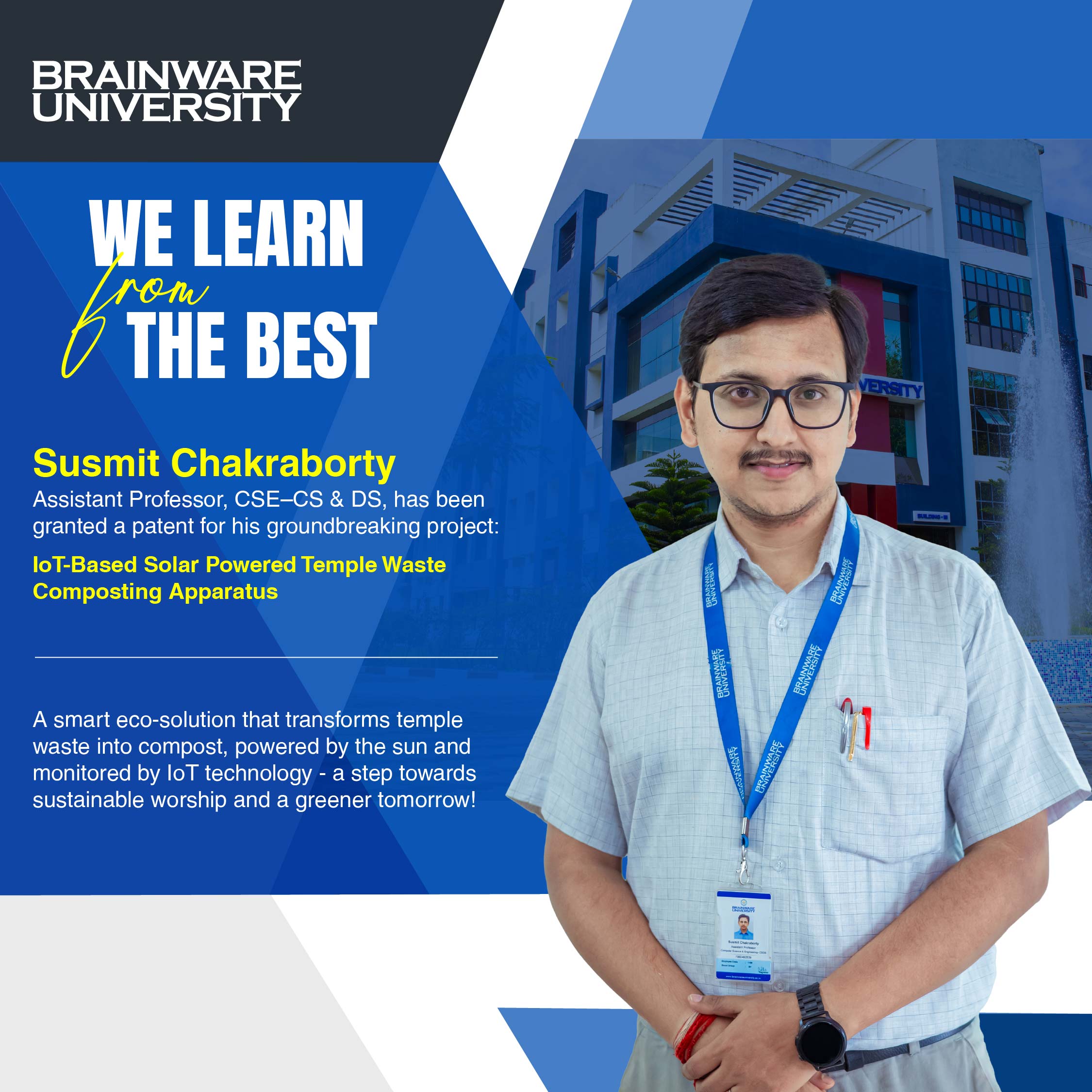 Susmit Chakraborty Patent