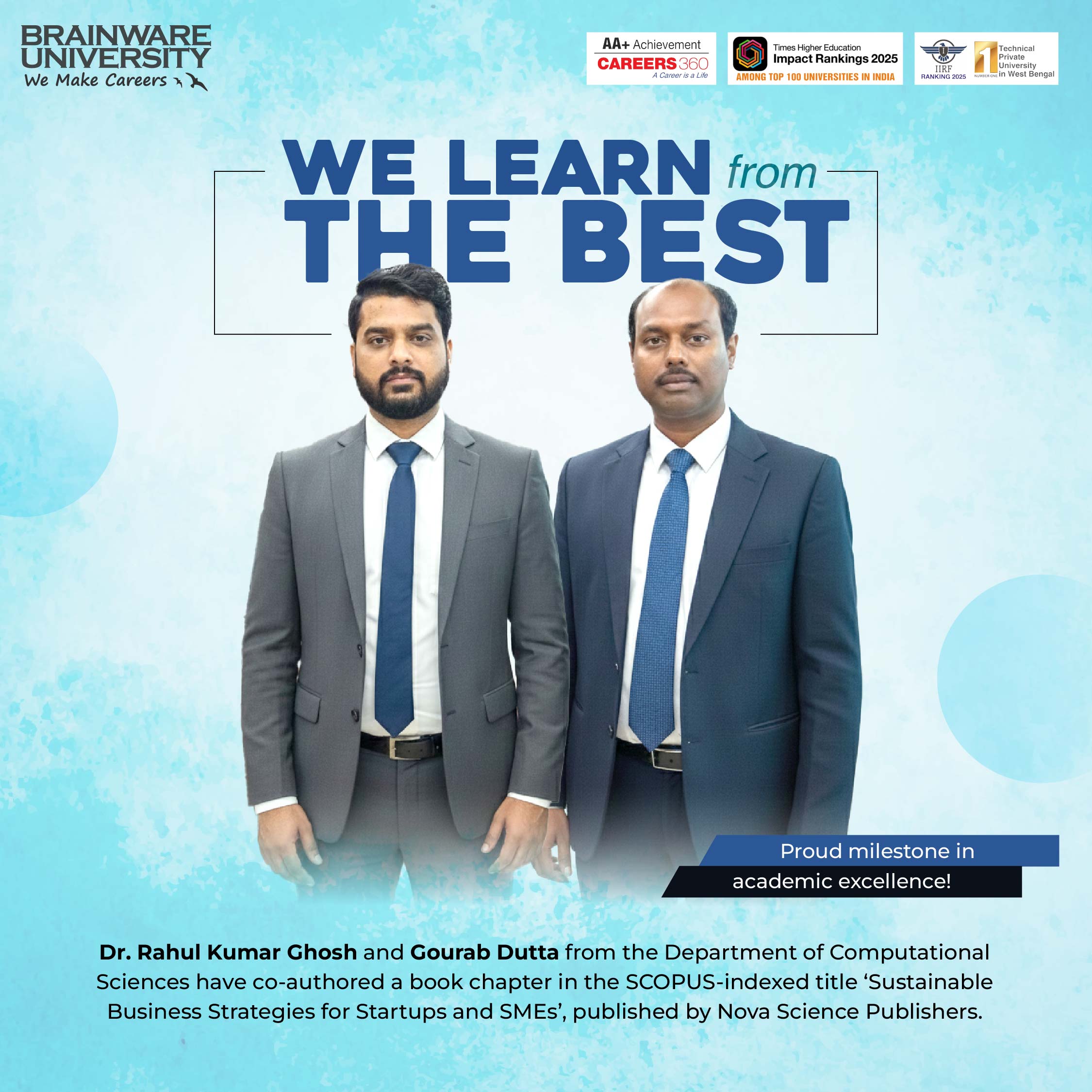 Rahul Kumar Ghosh Achievement