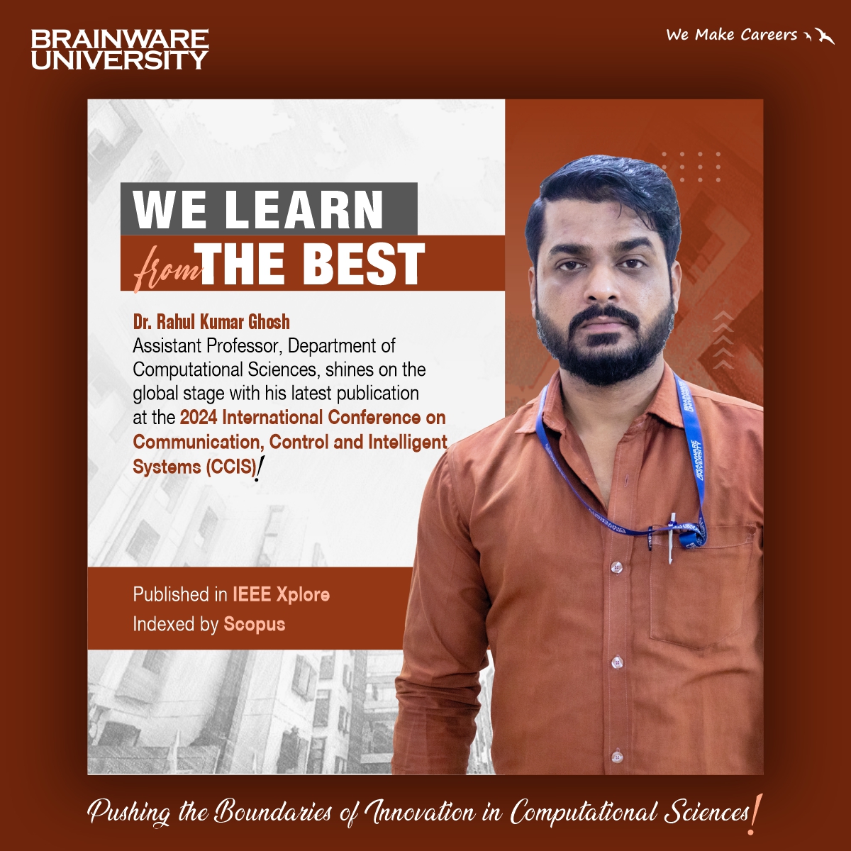 Rahul Kumar Ghosh Achievement