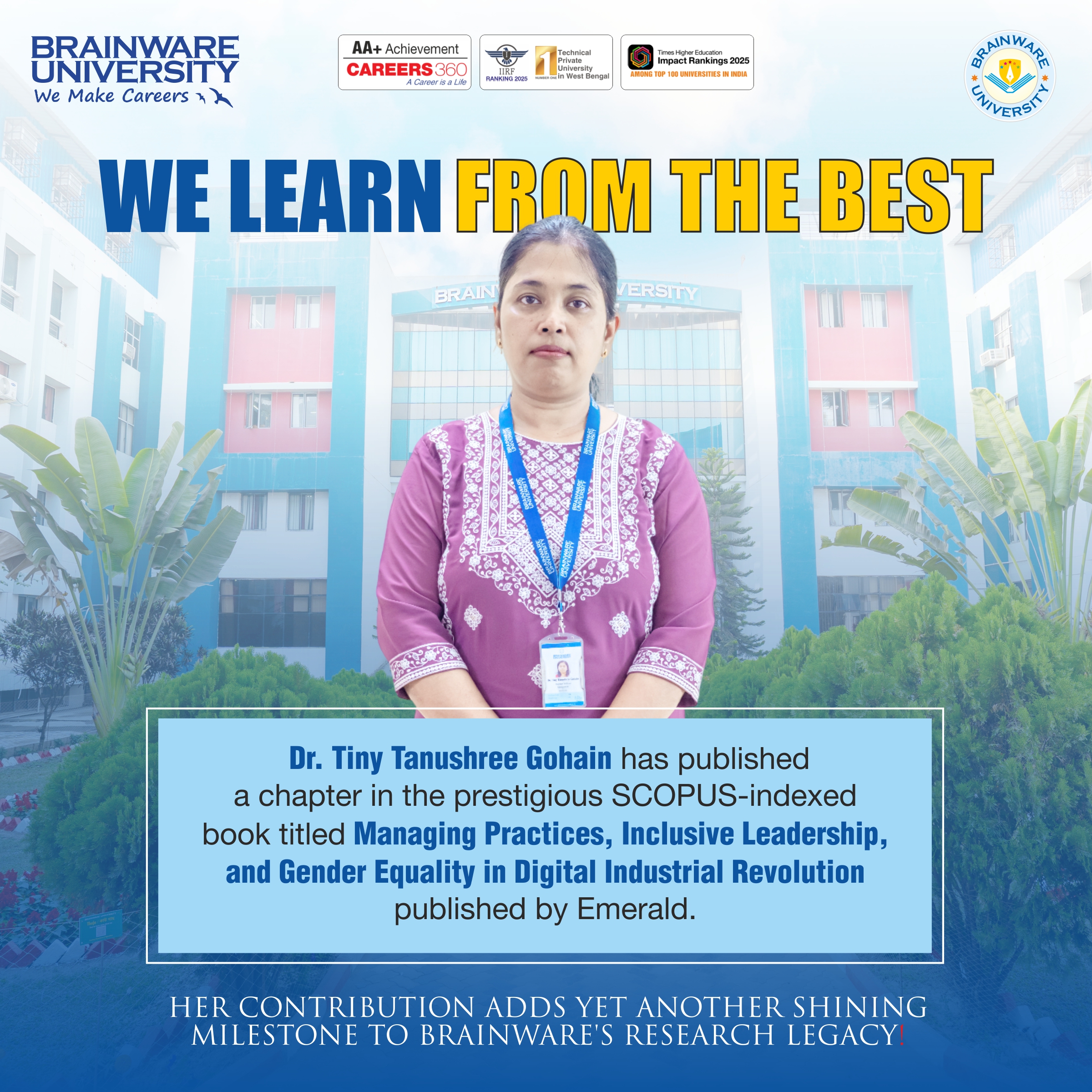 Tiny Gohain Achievement